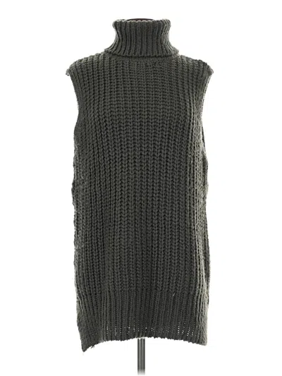 Pre-owned H&m Sweater Vest In Gray