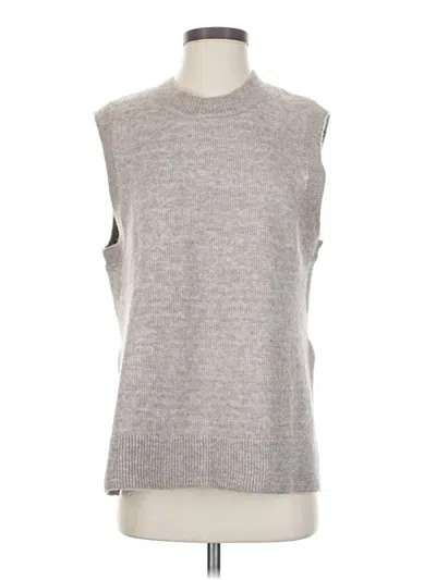 Pre-owned H&m Sweater Vest In Gray