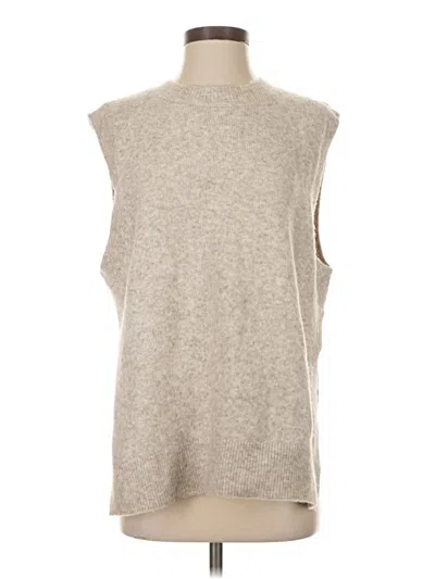 Pre-owned H&m Sweater Vest In Gray
