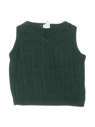 Pre-owned H&m Babies' Sweater Vest In Green
