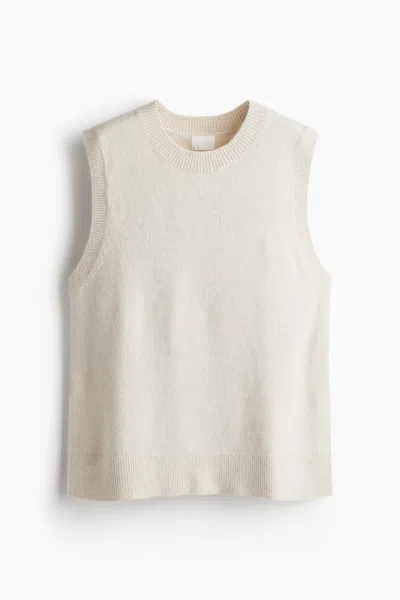 H&m Sweater Vest In White