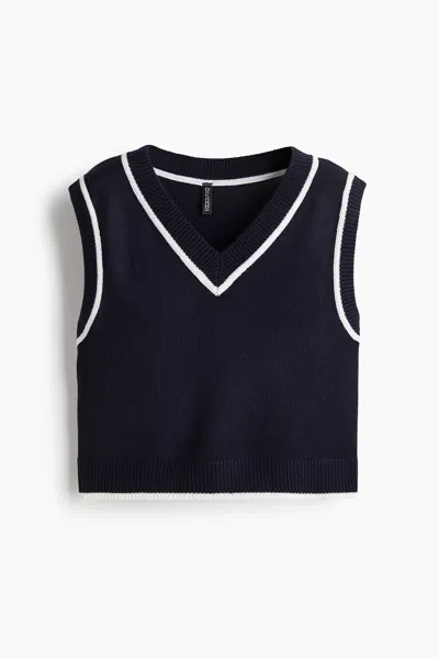 H&m Sweater Vest In Blue