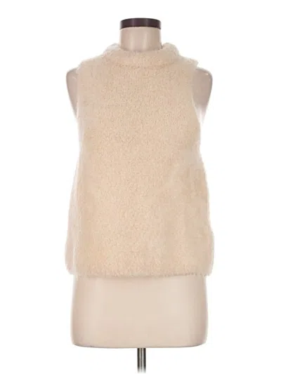 Pre-owned H&m Sweater Vest In Tan