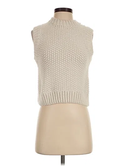 Pre-owned H&m Sweater Vest In Tan