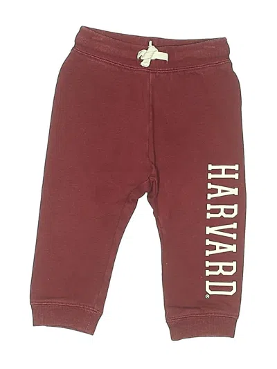 Pre-owned H&m Kids' Sweatpants In Burgundy