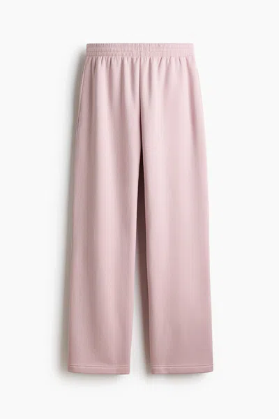 H&m Sweatpants In Light Dusty Pink