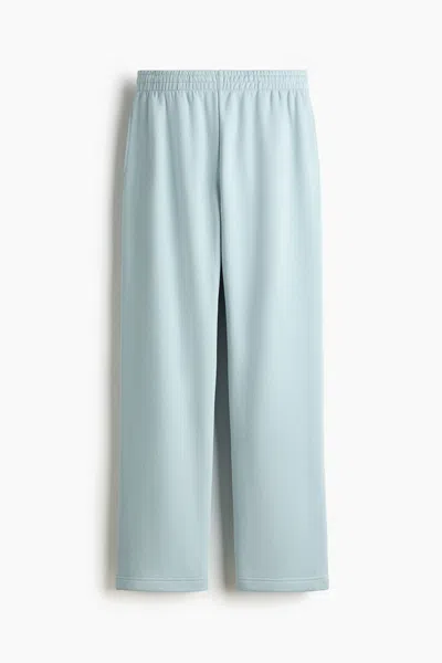 H&m Sweatpants In Light Turquoise