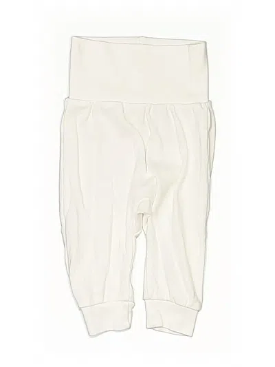 Pre-owned H&m Babies' Sweatpants In White