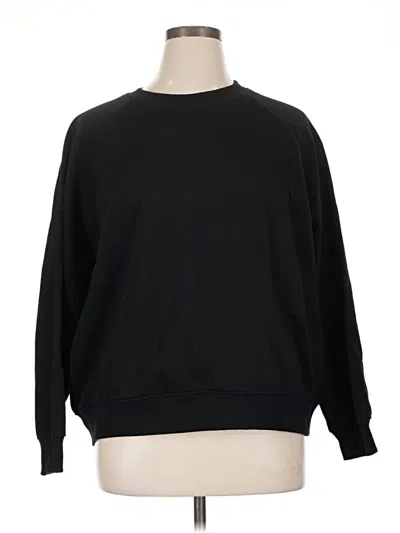 Pre-owned H&m Sweatshirt In Black