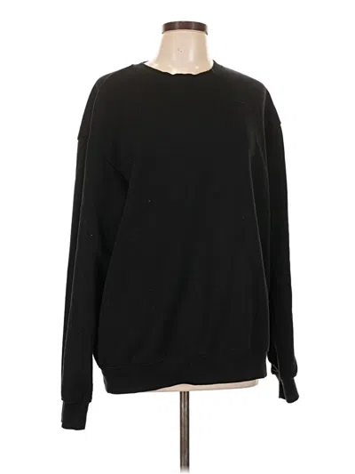 Pre-owned H&m Sweatshirt In Black