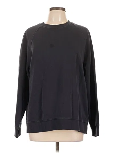 Pre-owned H&m Sweatshirt In Black