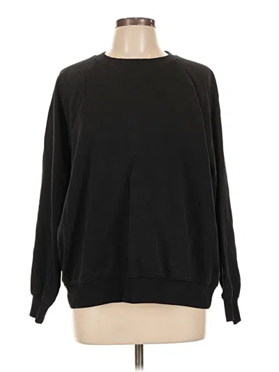 Pre-owned H&m Sweatshirt In Black
