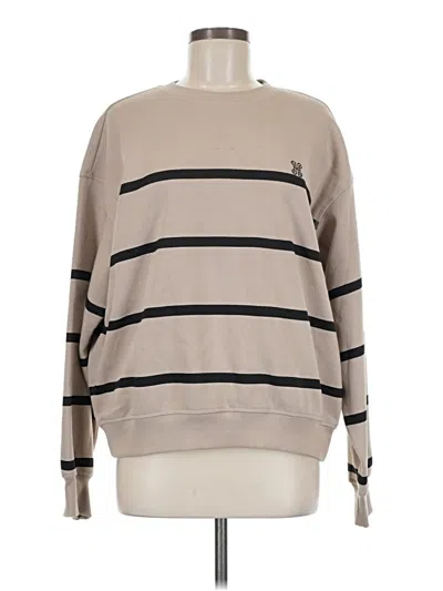 Pre-owned H&m Sweatshirt In Brown