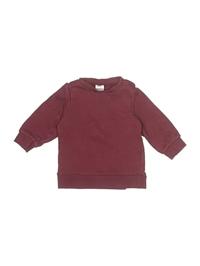 Pre-owned H&m Babies' Sweatshirt In Burgundy