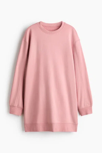 H&m Sweatshirt Dress In Purple