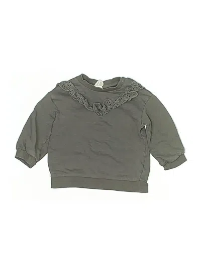 Pre-owned H&m Babies' Sweatshirt In Gray