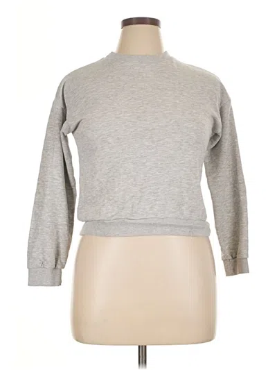 Pre-owned H&m Sweatshirt In Gray