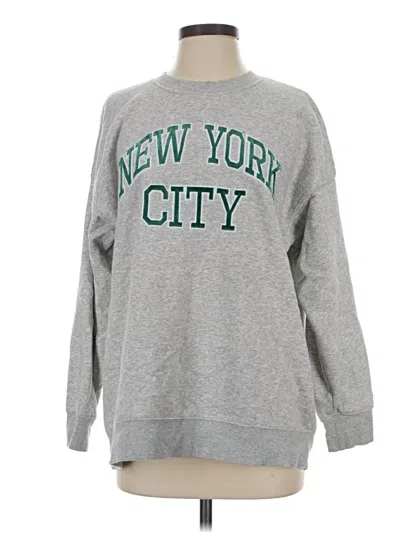 Pre-owned H&m Sweatshirt In Gray