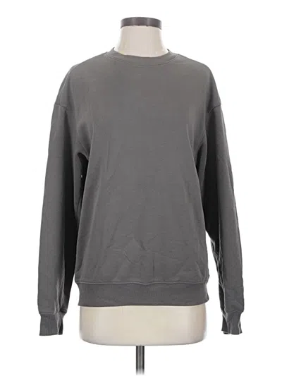 Pre-owned H&m Sweatshirt In Gray
