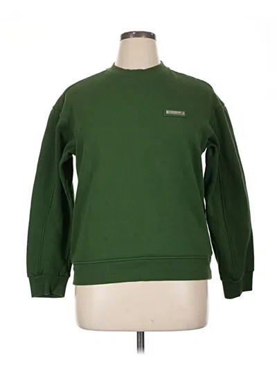 Pre-owned H&m Sweatshirt In Green