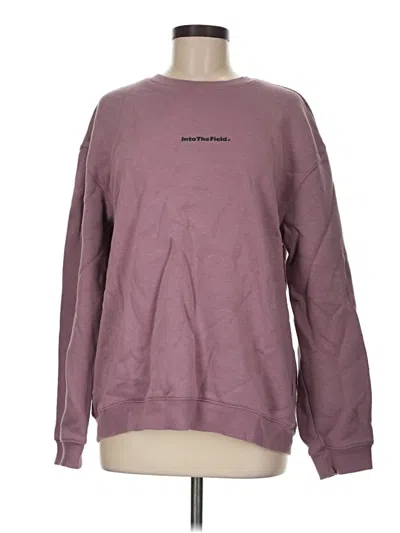 Pre-owned H&m Sweatshirt In Purple