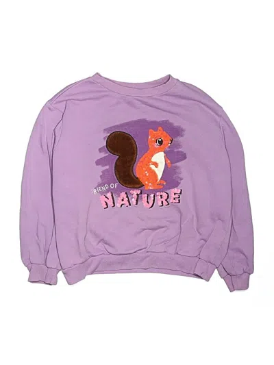Pre-owned H&m Kids' Sweatshirt In Purple