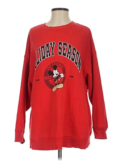 Pre-owned H&m Sweatshirt In Red