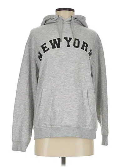 Pre-owned H&m Sweatshirt In Silver
