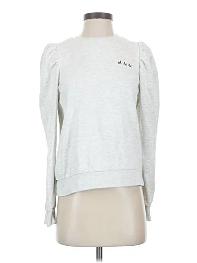 Pre-owned H&m Sweatshirt In Silver