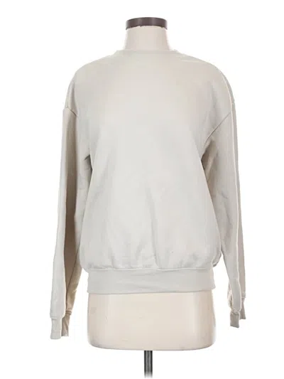 Pre-owned H&m Sweatshirt In Silver