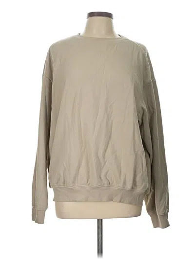 Pre-owned H&m Sweatshirt In Tan