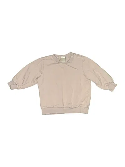 Pre-owned H&m Babies' Sweatshirt In Tan