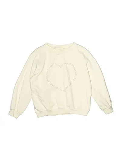 Pre-owned H&m Kids' Sweatshirt In White