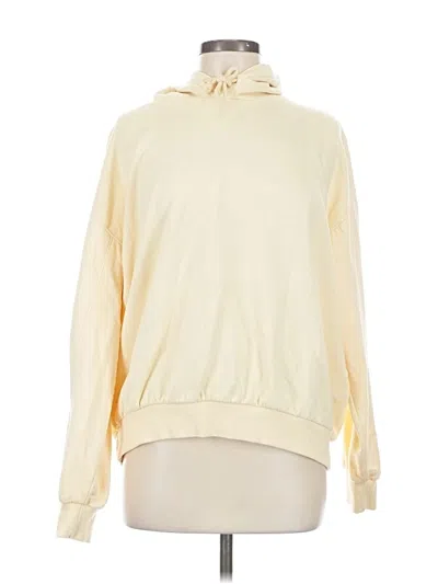 Pre-owned H&m Sweatshirt In White