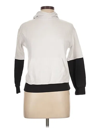 Pre-owned H&m Sweatshirt In White