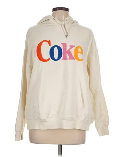Pre-owned H&m Sweatshirt In White
