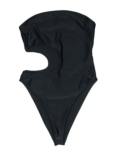 Pre-owned H&m Swimsuit Bottoms In Black