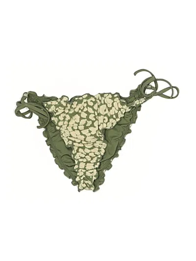 Pre-owned H&m Swimsuit Bottoms In Green