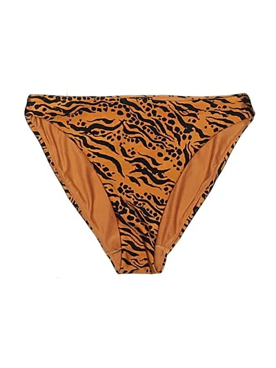 Pre-owned H&m Swimsuit Bottoms In Orange