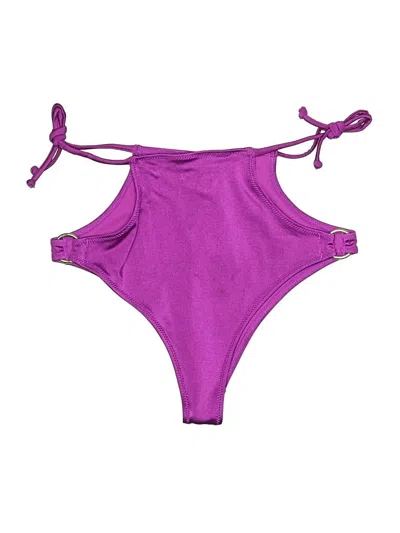 Pre-owned H&m Swimsuit Bottoms In Purple