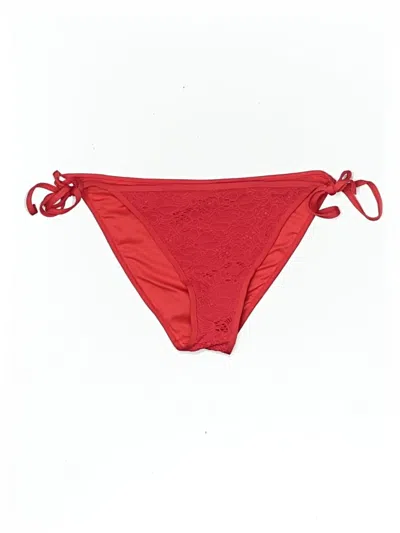 Pre-owned H&m Swimsuit Bottoms In Red