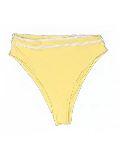 Pre-owned H&m Swimsuit Bottoms In Yellow