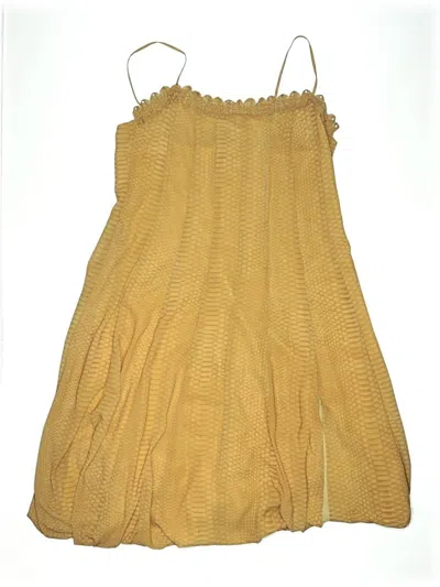 Pre-owned H&m Swimsuit Cover Up In Yellow
