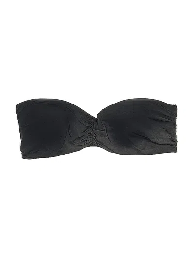 Pre-owned H&m Swimsuit Top Black Solid Pattern Swimwear