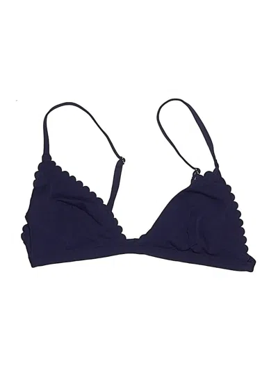 Pre-owned H&m Swimsuit Top Blue Swimwear