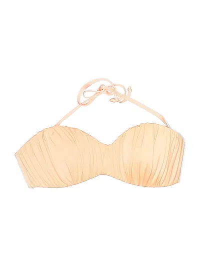 Pre-owned H&m Swimsuit Top Gold Swimwear