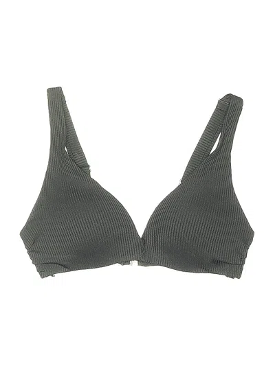 Pre-owned H&m Swimsuit Top Gray Swimwear