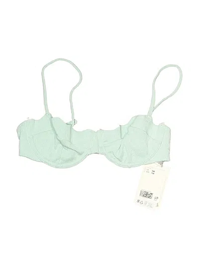 H&m Swimsuit Top Green Swimwear