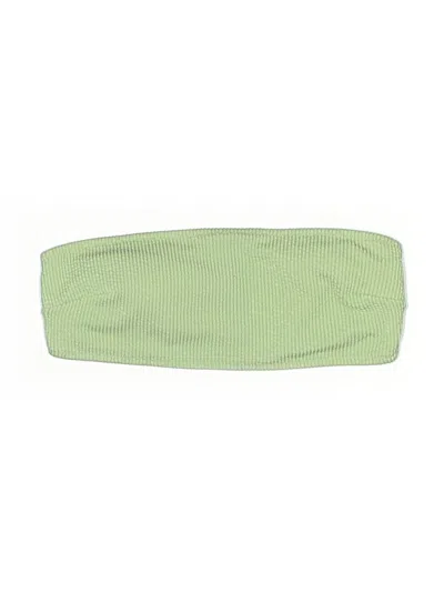 Pre-owned H&m Swimsuit Top Green Swimwear