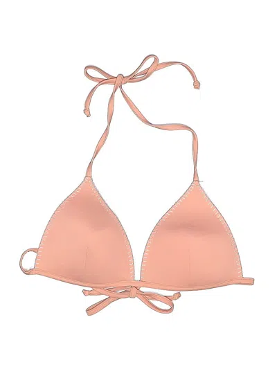 Pre-owned H&m Swimsuit Top Pink Swimwear